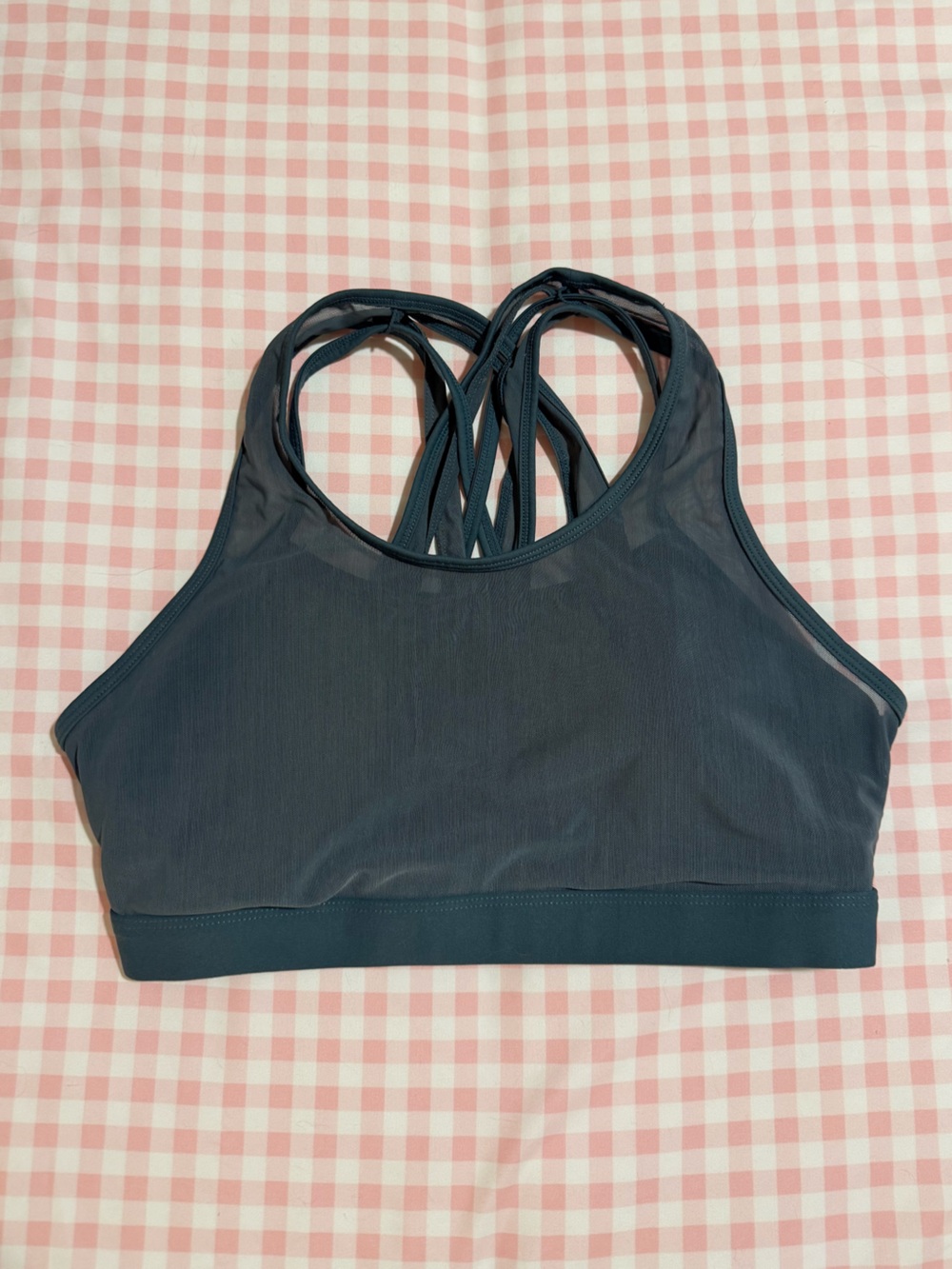Fabletics Faye Dark Green Sports Bra